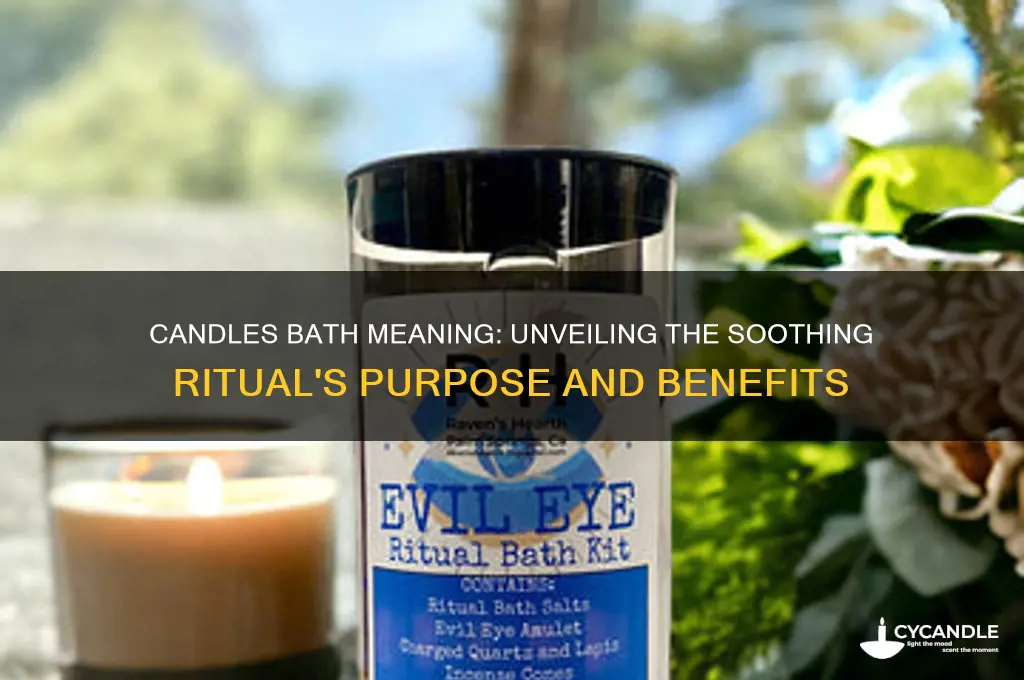 what is the meaning of candles bath
