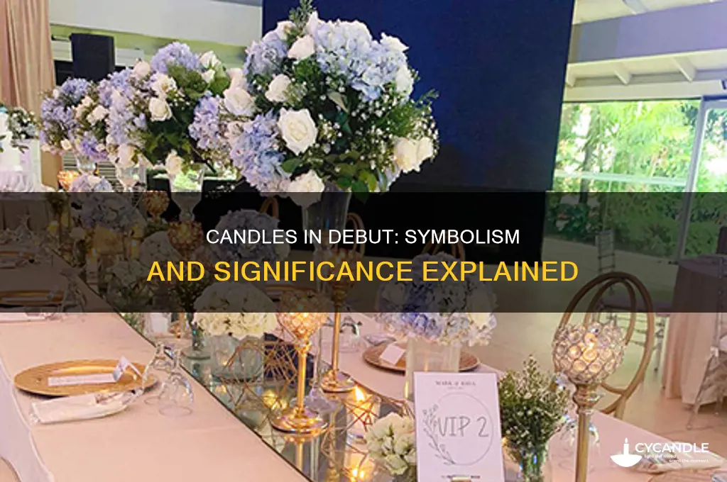 what is the meaning of candles in debut