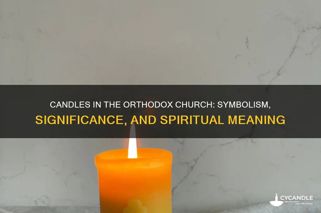 what is the meaning of candles in the orthodox church