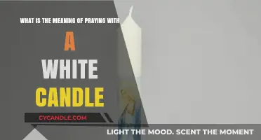 Praying with a White Candle: Unveiling Its Spiritual Meaning and Significance