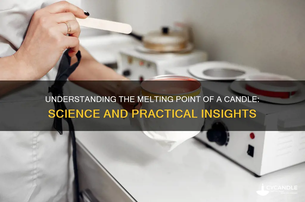 what is the melting point of a candle