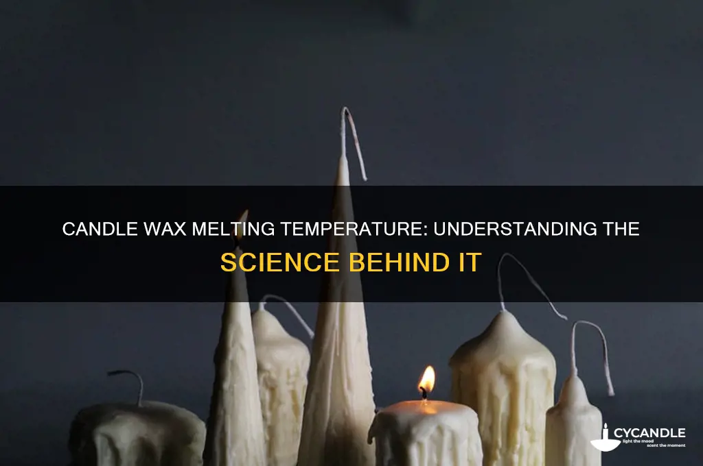 what is the melting temperature of candle wax