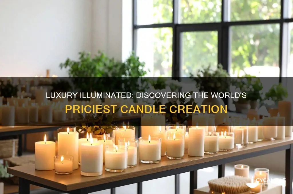 what is the most expensive candle