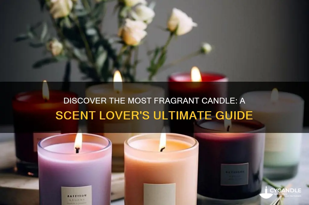 what is the most fragrant candle