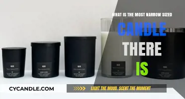Exploring the Tiniest Flame: The World's Narrowest Candle Sizes Revealed