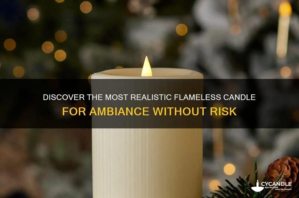 what is the most realilstic flameless candle