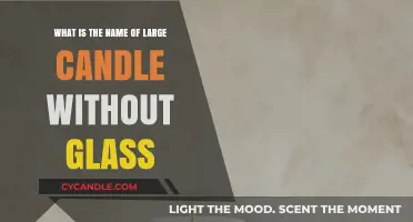 Exploring the Name of Large Candles Without Glass Containers