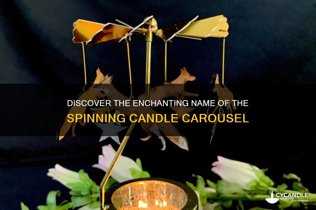 what is the name of spinning candle carousel