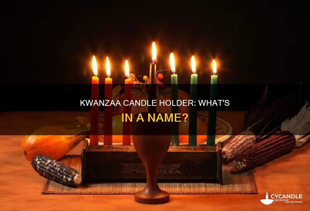 what is the name of the candle holder for kwanzaa