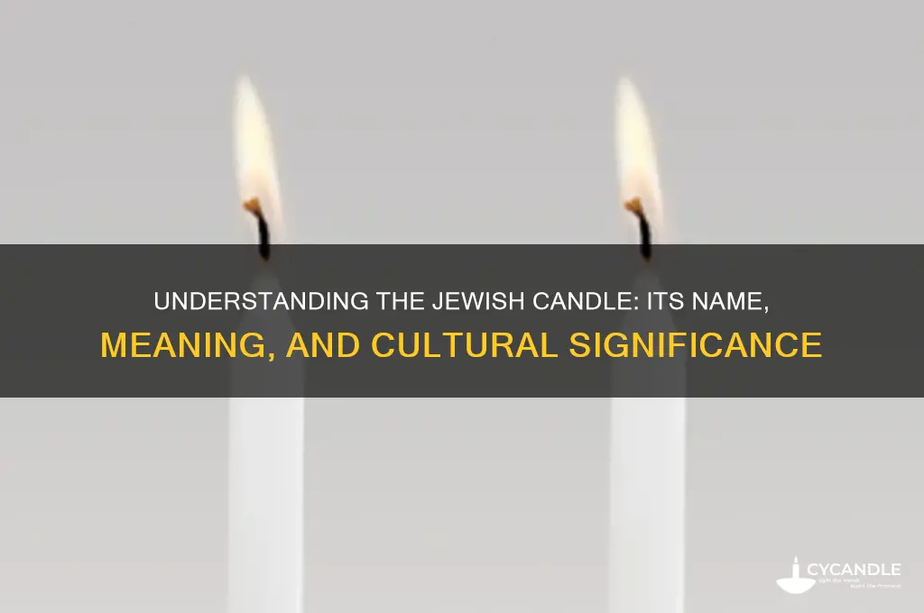 what is the name of the jew candle