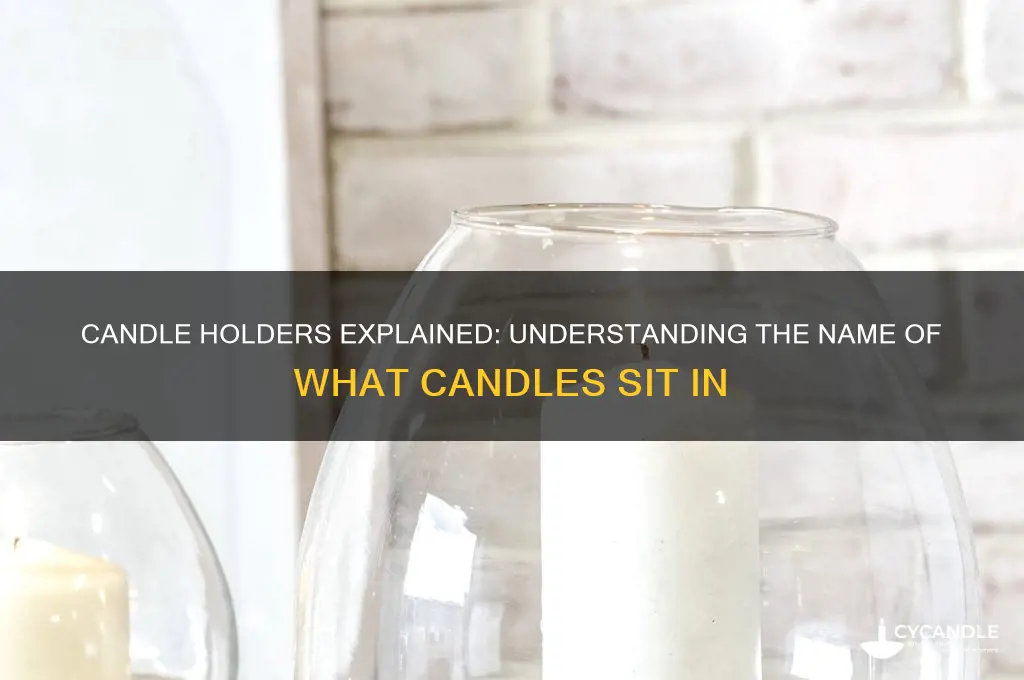 what is the name of what candles sit in