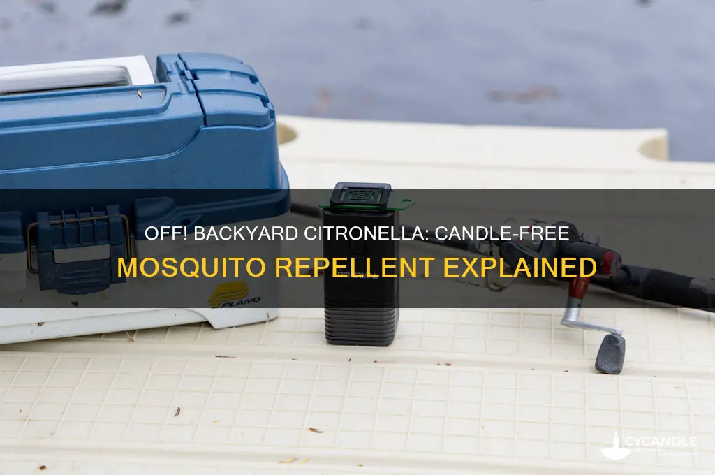 what is the off backyard citronella no candle