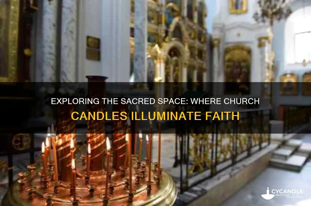what is the part of the church where candles are