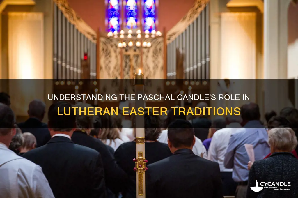 what is the paschal candle lutheran