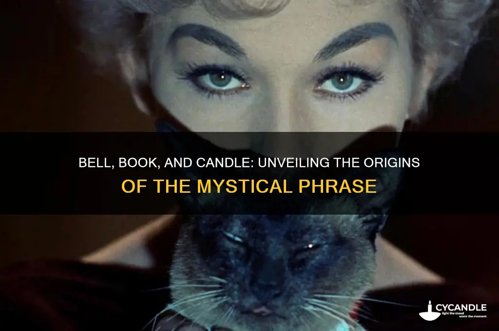 what is the phrase bell book and candle from