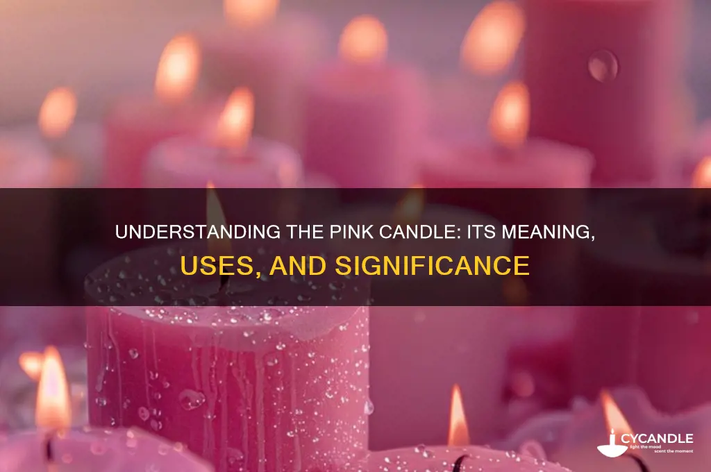 what is the pink candle for