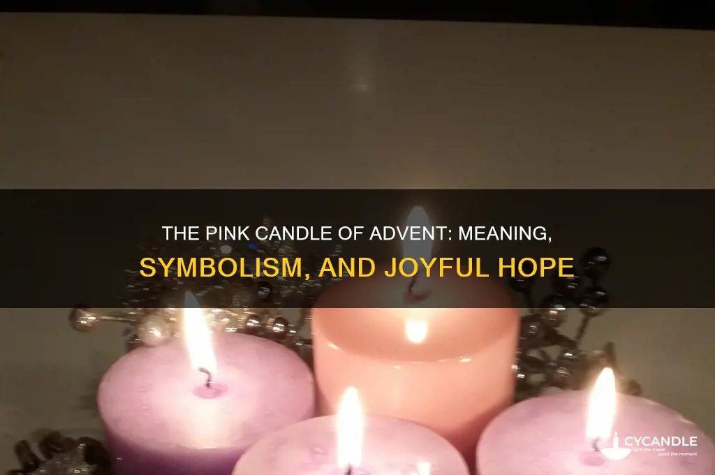 what is the pink candle of advent