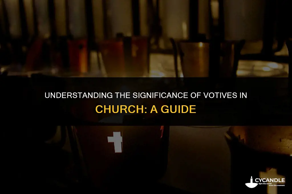 what is the point of a votive at a church