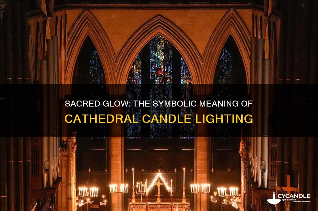 what is the point of lighting candles in a cathedral
