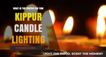 Yom Kippur Candle Lighting Prayer: A Guide to Sacred Rituals