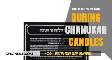 Chanukah Candle Lighting: Understanding the Traditional Prayer Recited