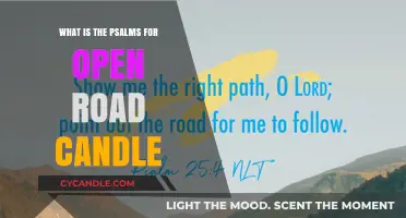 Psalms for Open Road Candle: Meaning, Purpose, and Serenity