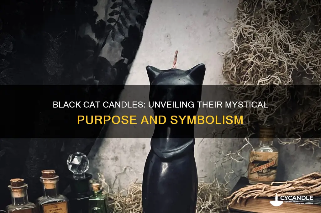 what is the purpose of a black cat candle
