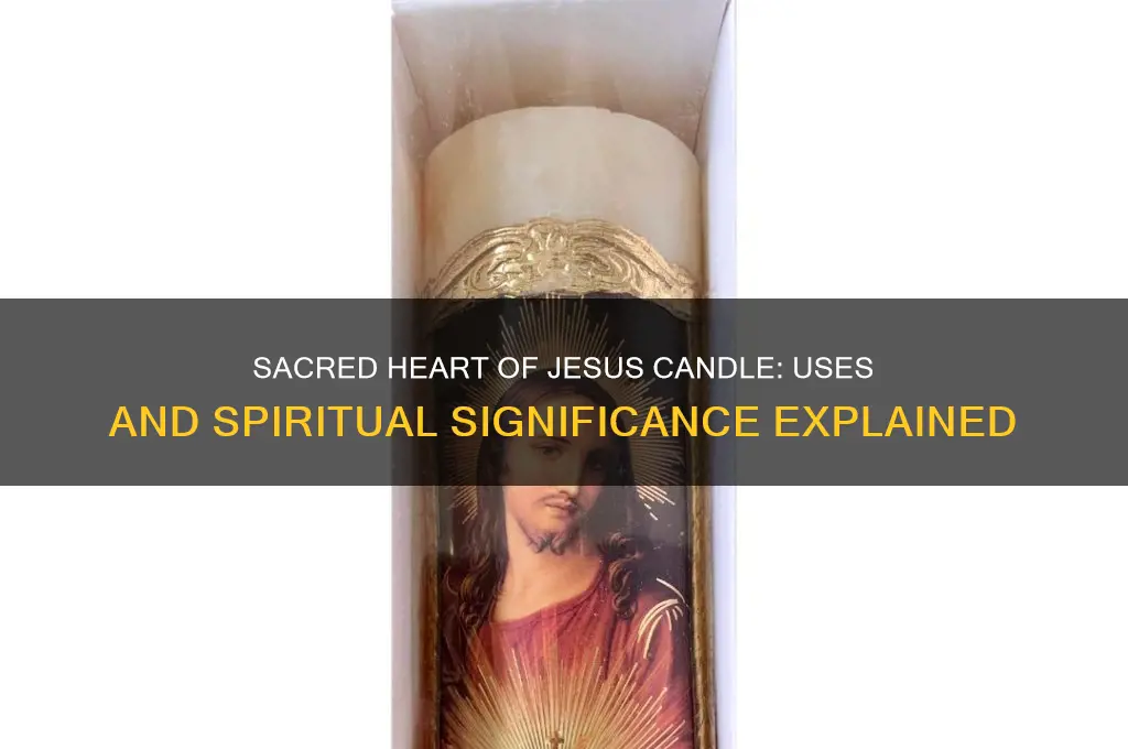 what is the sacred heart of jesus candle used for