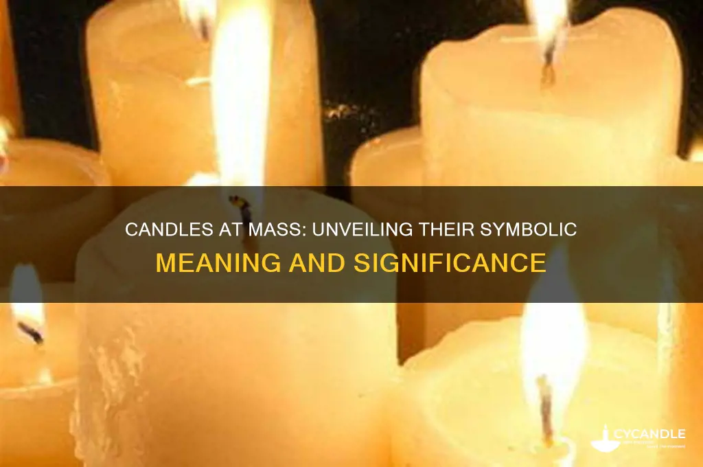 what is the sign of candles at mass