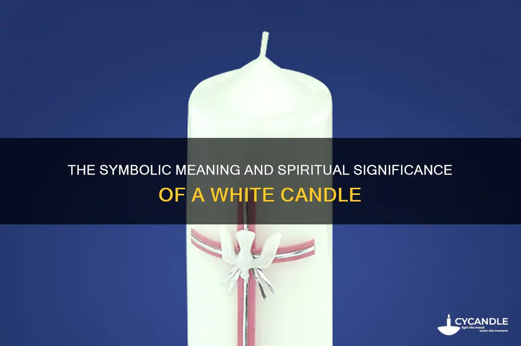 what is the significance of a white candle