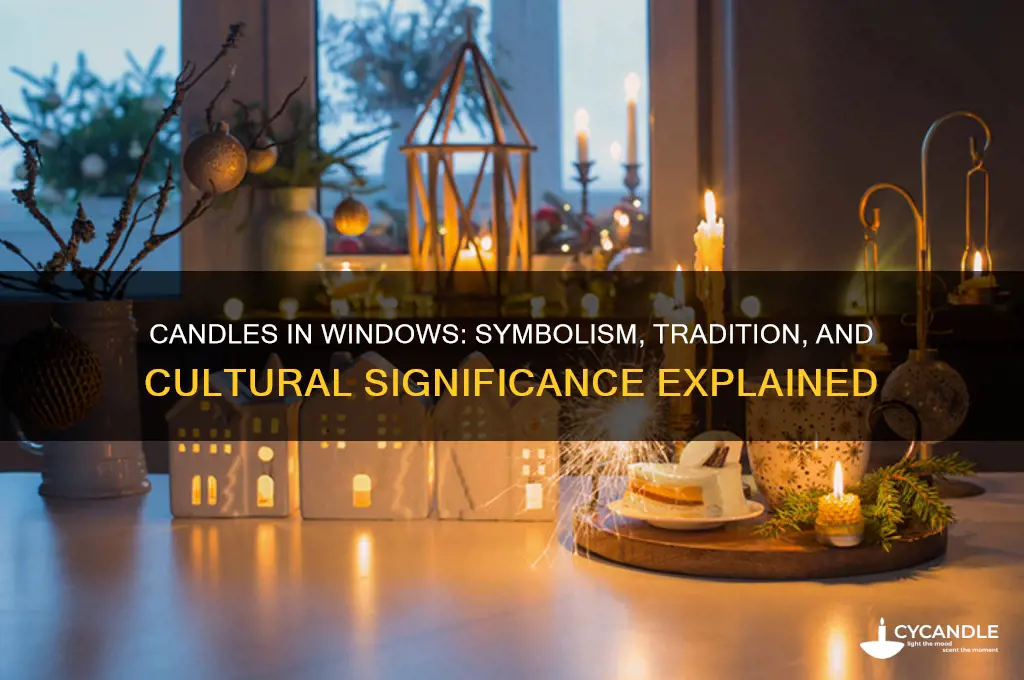 what is the significance of candles in windows
