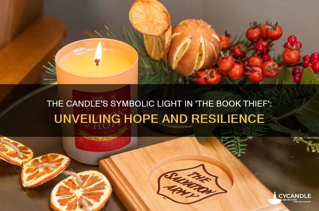 what is the significance of the candle in book theif