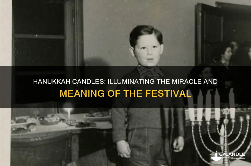 what is the significance of the hanukkah candles