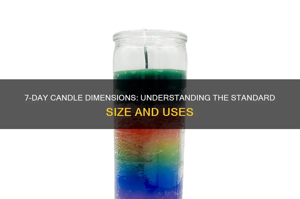 what is the size of a 7 day candle