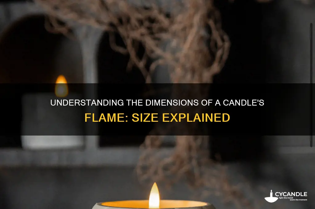 what is the size of candle light