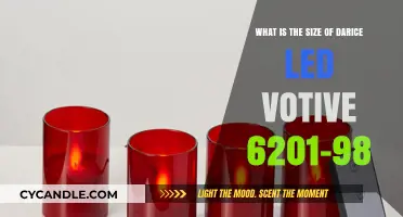 Discover the Dimensions: Darice LED Votive 6201-98 Size Guide