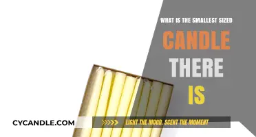 Exploring the Tiniest Candle: What is the Smallest Size Available?
