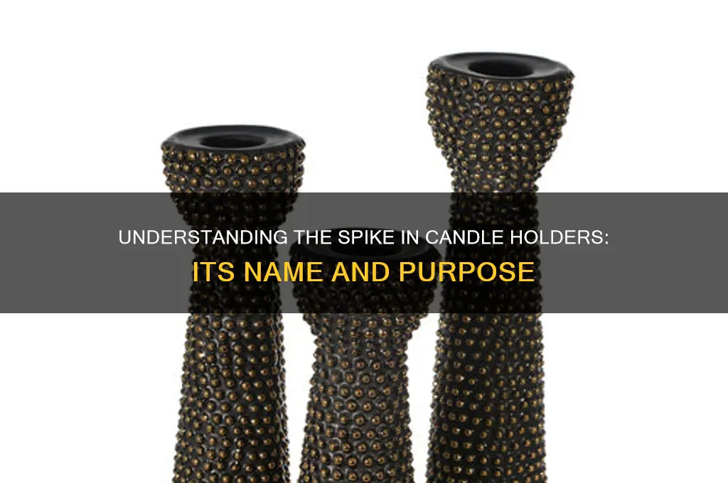 what is the spike called in candle holders