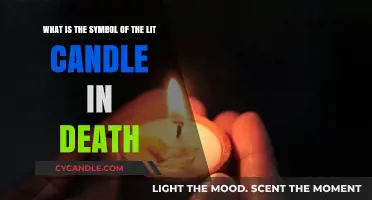 The Lit Candle's Symbolic Meaning in Death and Mourning