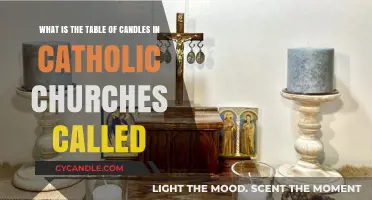 Understanding the Catholic Church's Table of Candles: Name and Purpose