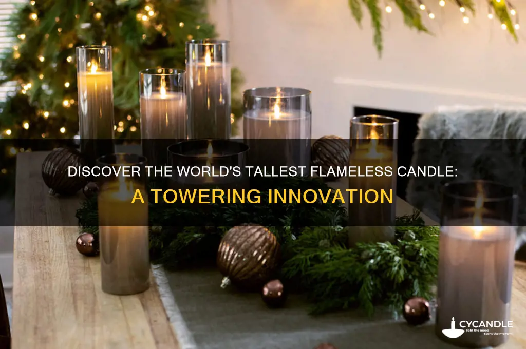 what is the tallest flameless candle made