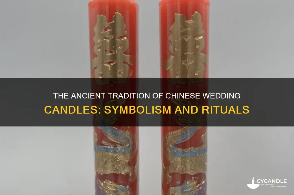 what is the traditional around chinese wedding candles