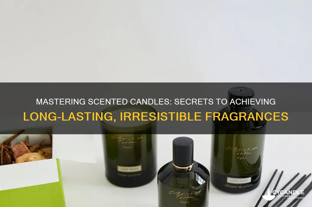 what is the trick to making candles smell really good