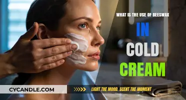 Beeswax Benefits: Enhancing Cold Cream's Moisturizing and Protective Properties