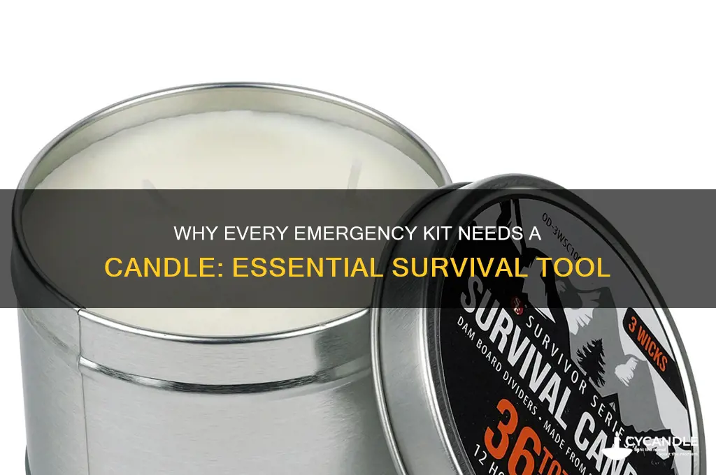 what is the use of candle in emergency kit