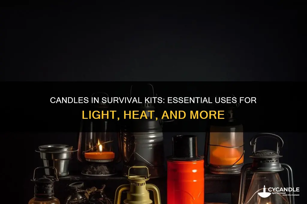 what is the use of candles in survival kit