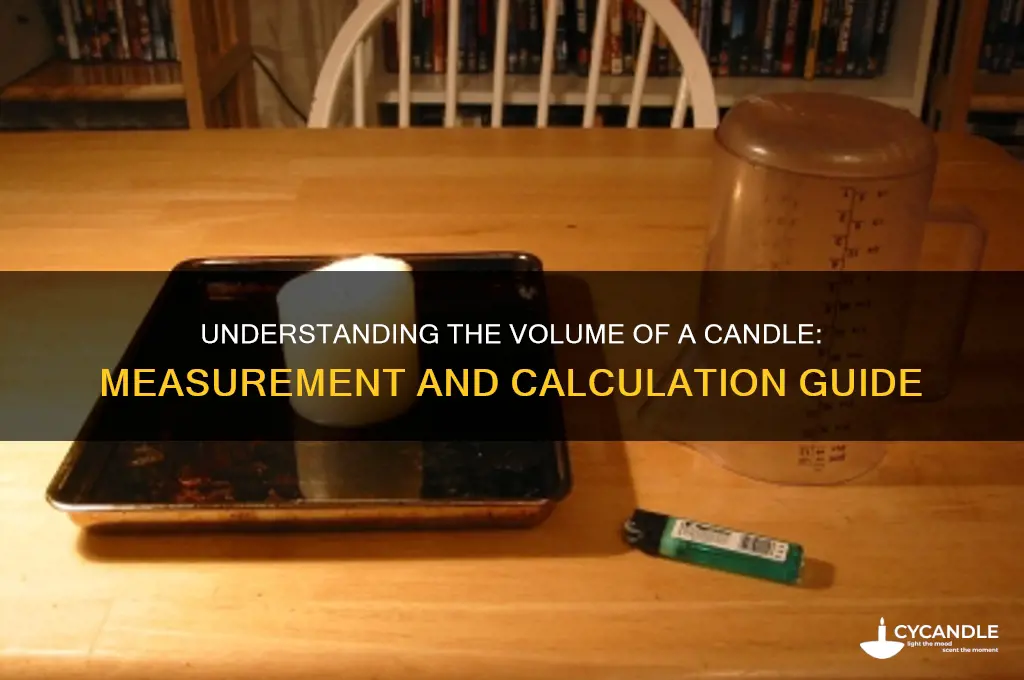 what is the volume of a candle