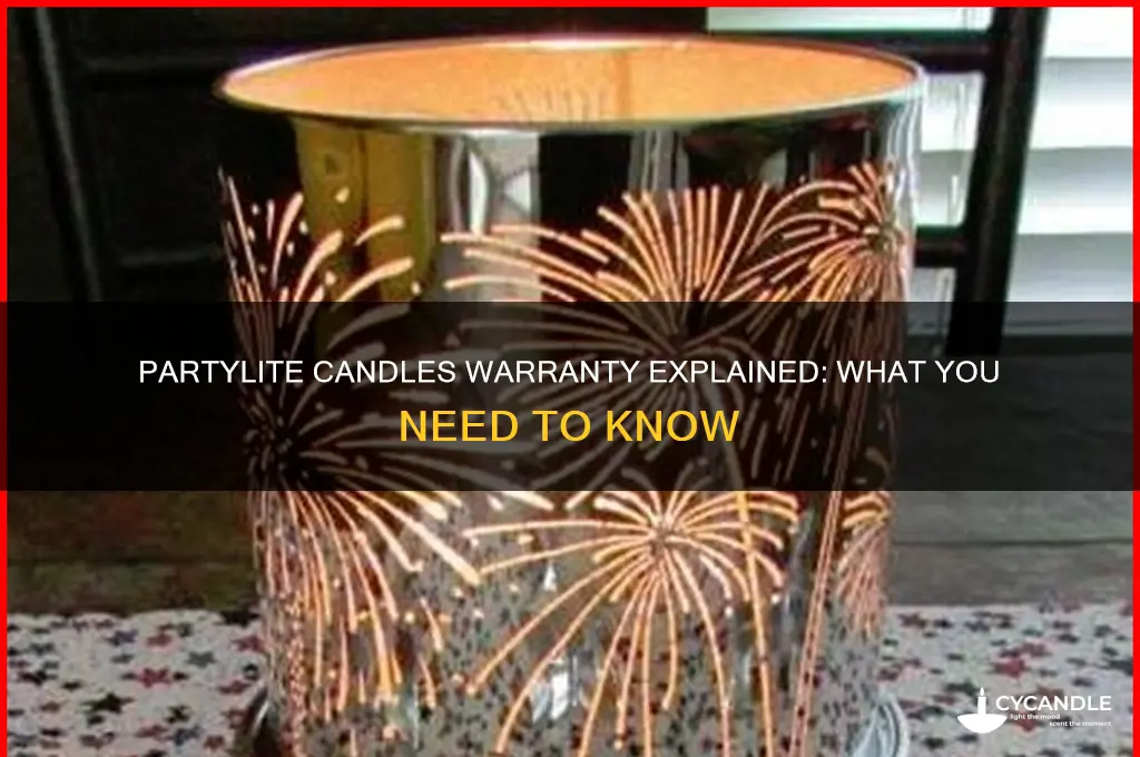 what is the warranty on partylite candles