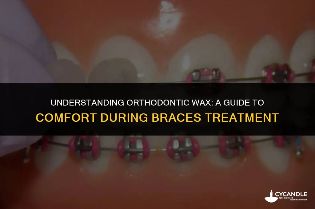 what is the wax for braces used for