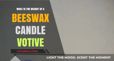 How Heavy is a Beeswax Votive Candle? A Quick Guide